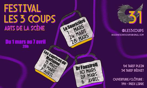 31e édition du festival les 3 coups