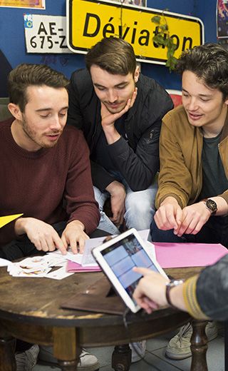 Étudiants campus UCO Angers 