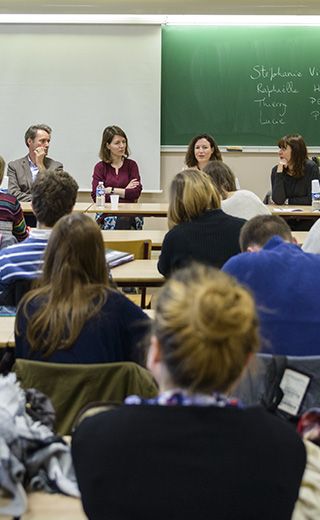 Étudiants campus UCO Angers lors des jours pros 2016