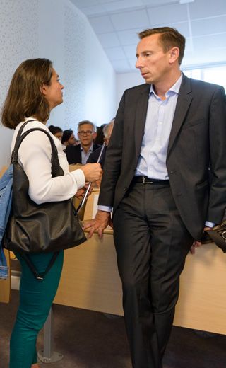 Participants à l'inauguration de la chaire RH sur le campus UCO de Nantes