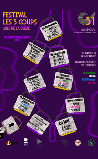 31e édition du festival les 3 coups 
